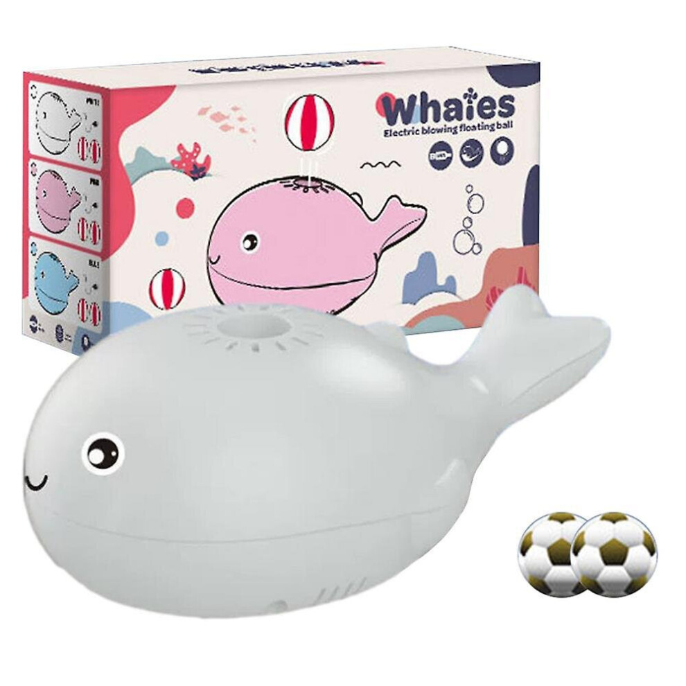 (Grey) Floating Ball Whale Fan Desktop Bladeless Cooling Fan Usb Charging Suspended Ball Toy For Kids Grey 760954522743