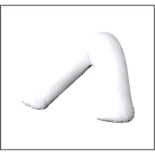 (Support pillow, White) Luxury V Shaped Pillow with Free Case