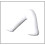 (Support pillow, White) Luxury V Shaped Pillow with Free Case 1
