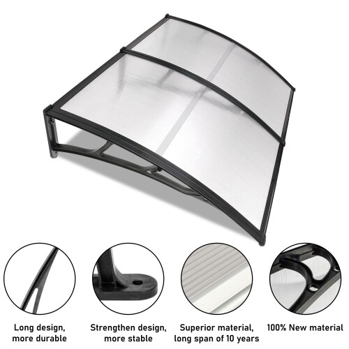 Door Canopy Awning Shelter Front Back Outdoor Porch Patio Window Roof