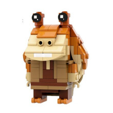 (Jar Jar Binks) Star Wars Bounty Hunter/Darth Vader/Count Dooku/Luke Jar Jar Binks/General Grievous Building Block Minifigures Toys Fit Lego