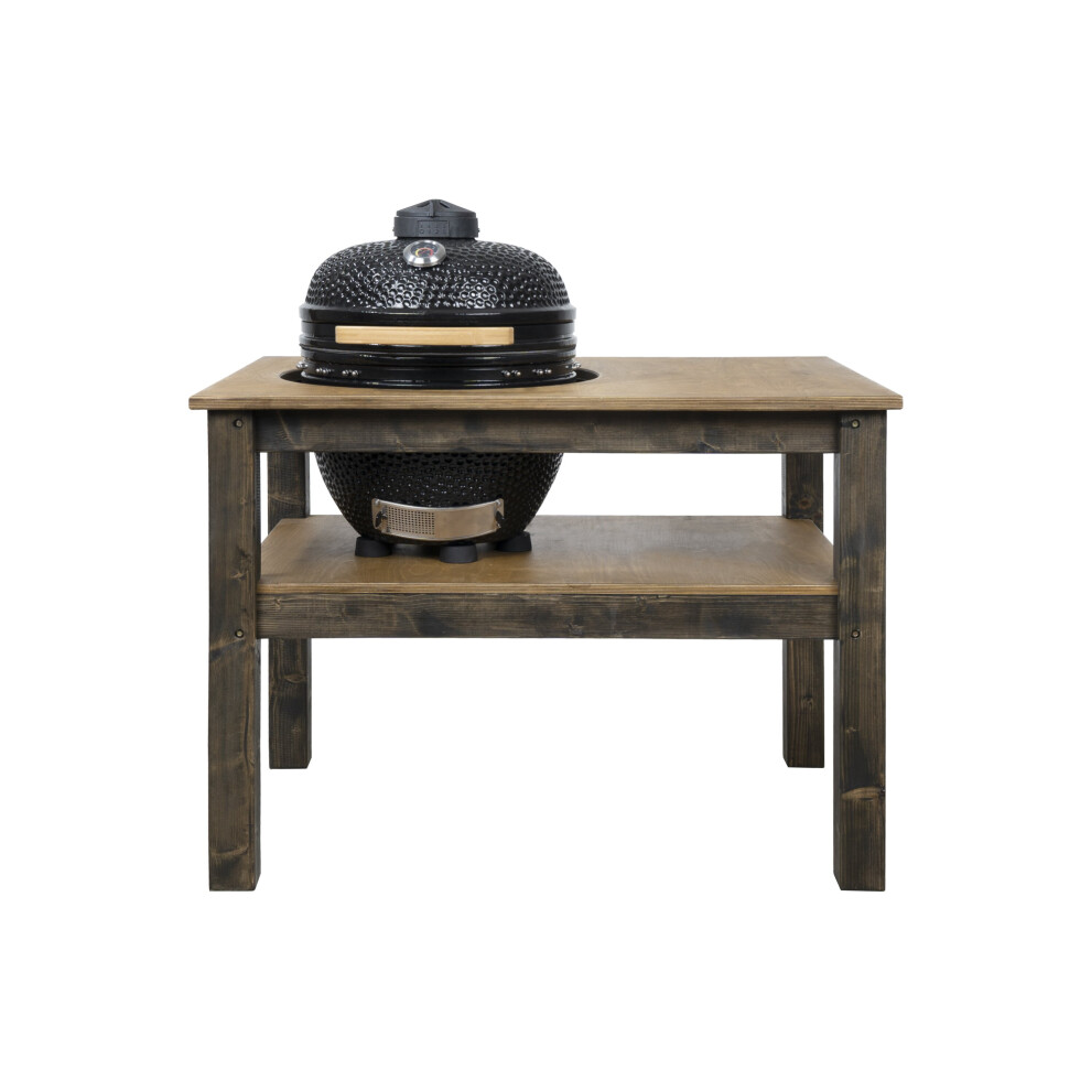 (Kamado Joe (Junior), Standard Legs) Kamado Space Outdoor Kitchen Island - Table (120cm Length x 80cm Width x 88cm Height)-image-OPC-P8QVXGT-NEW