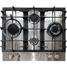 Kaiser Grand Chef Turbo Romb 4 Burner 60cm Gas Hob - Stainless Steel