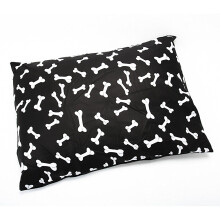 (Black Bone) Dog Bed -Pet Washable Zipped Mattress Cushion Cover