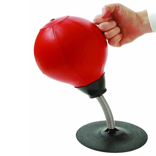 Desktop Punching Bag Stress Buster Ball Stress Relief Toys With Pump For Office Home