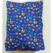 (Multi Paw Blue) Dog Bed -Pet Washable Zipped Mattress Cushion Cover