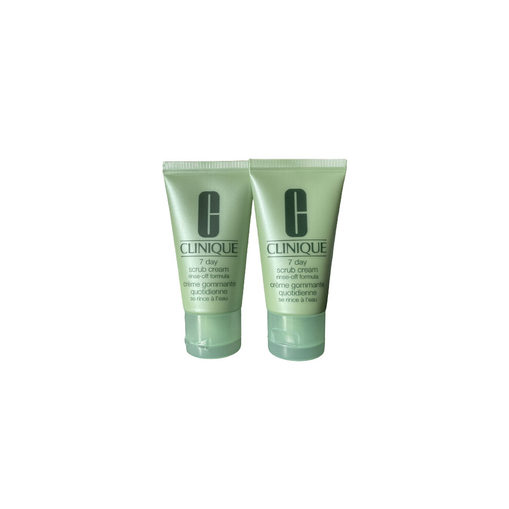 Clinique 7 Day Scrub Cream Rinse-Off Formula 60ml (2 x 30ml)