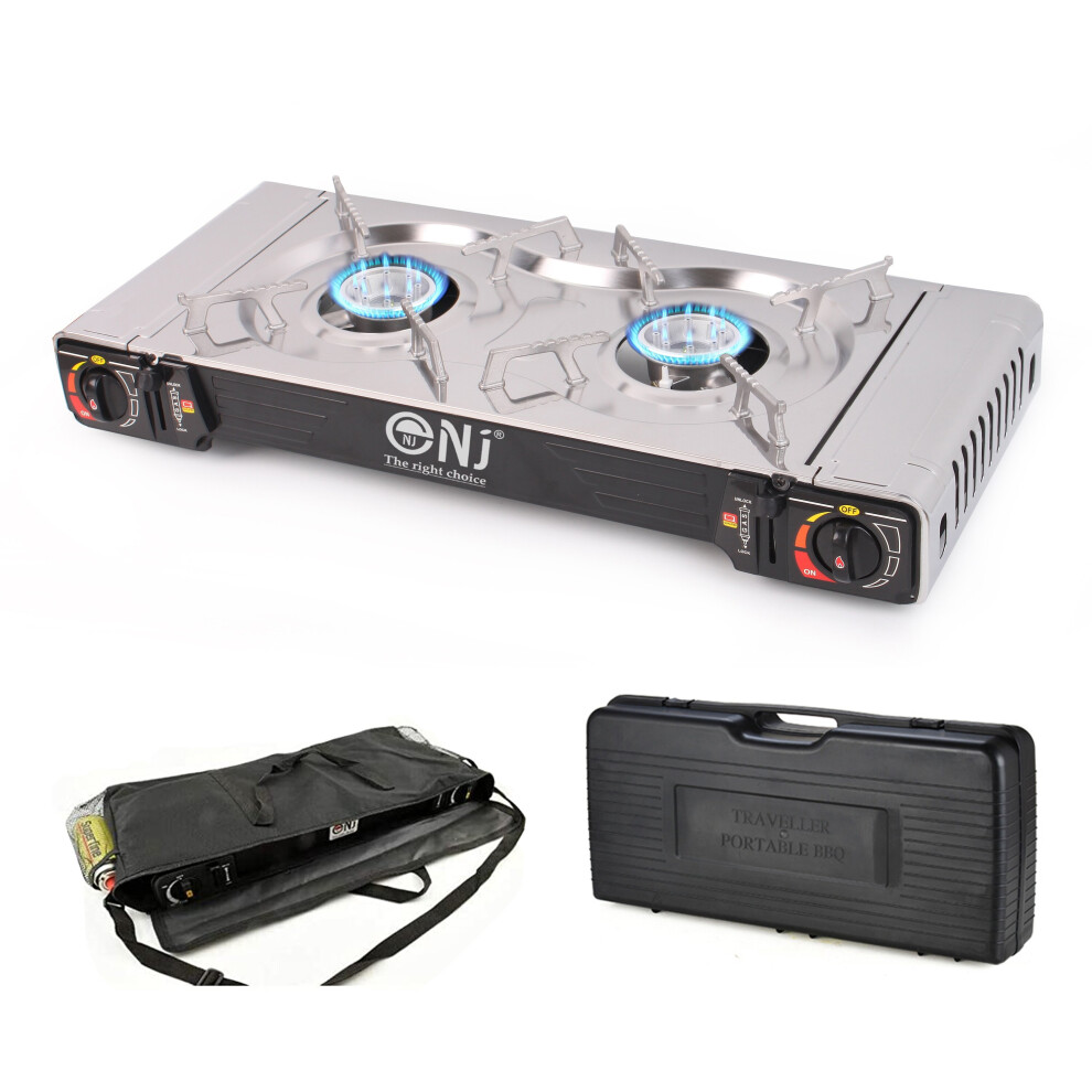 (Gas Stove Only) NJ SG-2SS Double Burner Gas Stove Outdoor Bag Case-image-OPC-P9JY6KZ-NEW