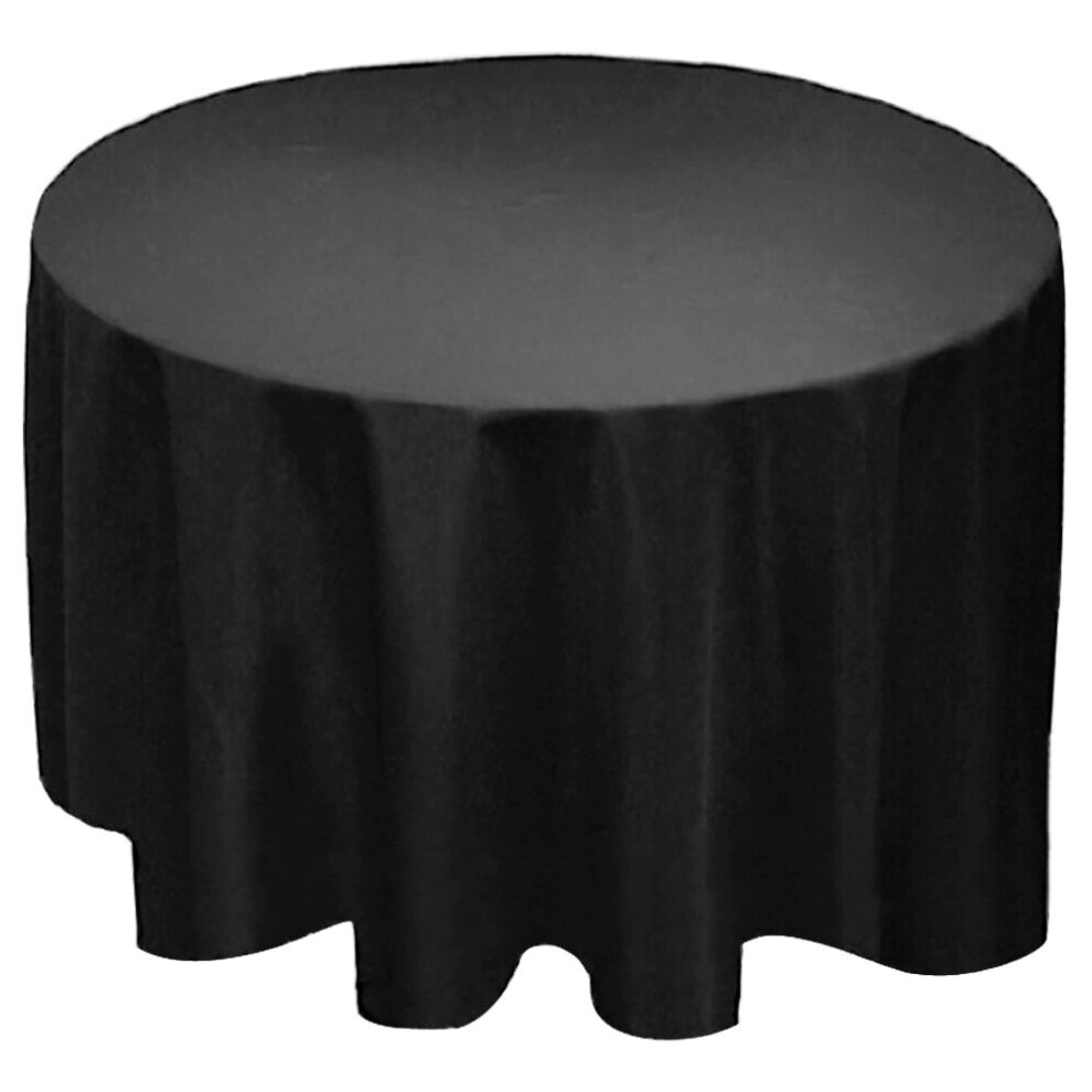 (Black 58'', 1) Time to Sparkle Round/Square/Rectangle Polyester Tablecloth Table cover Cloth Wedding Large Table Cloth