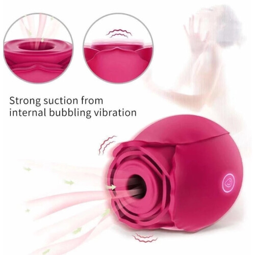 ROSEBUD CLITORIS SUCTION VIBRATOR 2