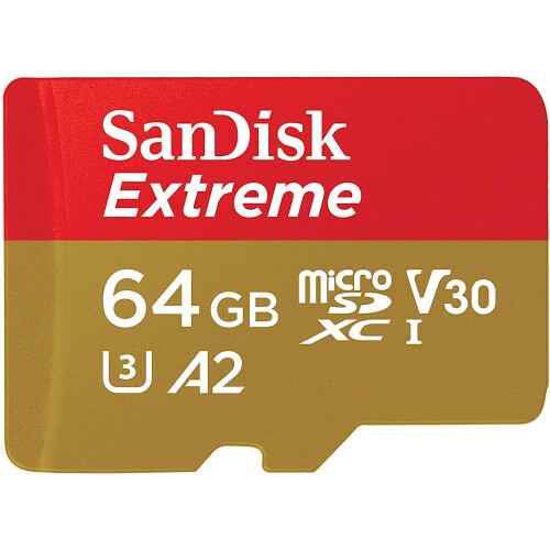 SanDisk SanDisk 64GB Extreme Micro SD XC Class 10 UHS-I Memory Card 170MB/s