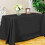 (Black 52''x70'', 1) Time to Sparkle Round/Square/Rectangle Polyester Tablecloth Table cover Cloth Wedding Large Table Cloth 6
