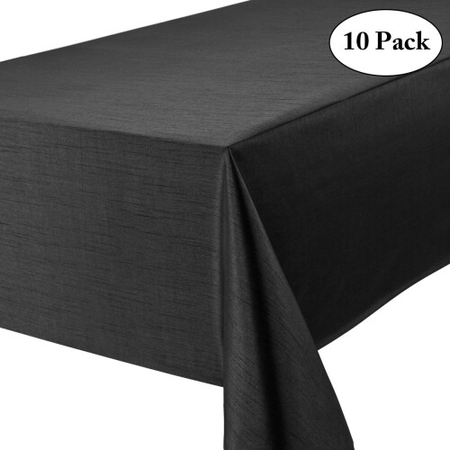 (Black 70''x90'', 10) Time to Sparkle Round/Square/Rectangle Polyester Tablecloth Table cover Cloth Wedding Large Table Cloth