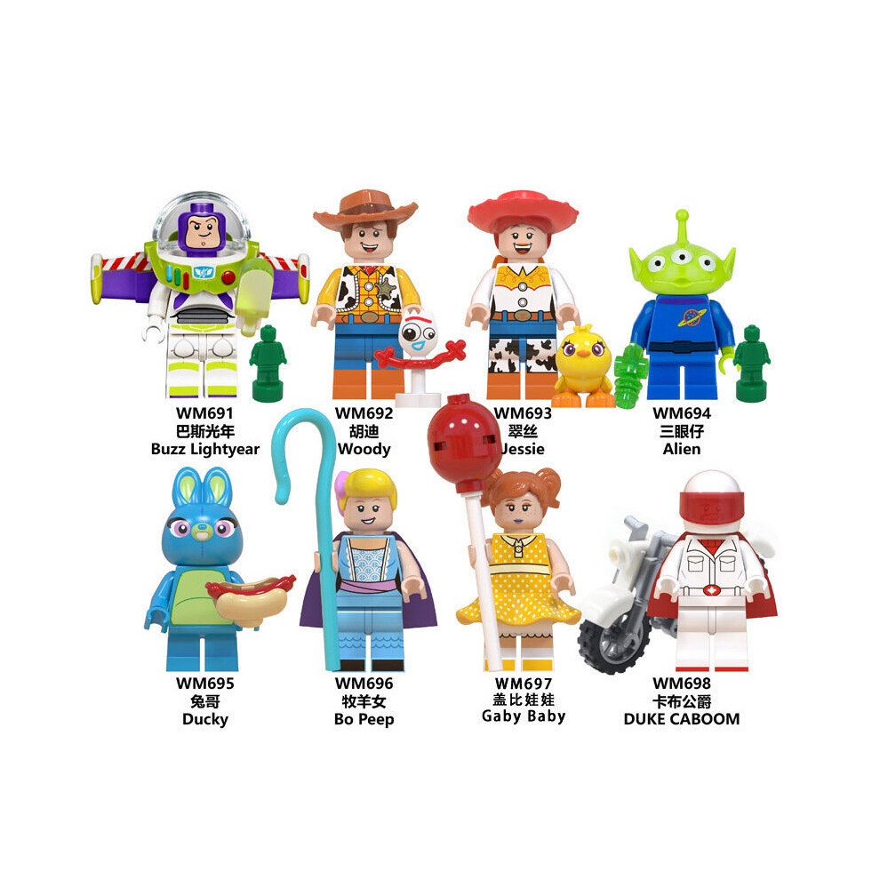 Toy Story Minecraft Figures fit Lego