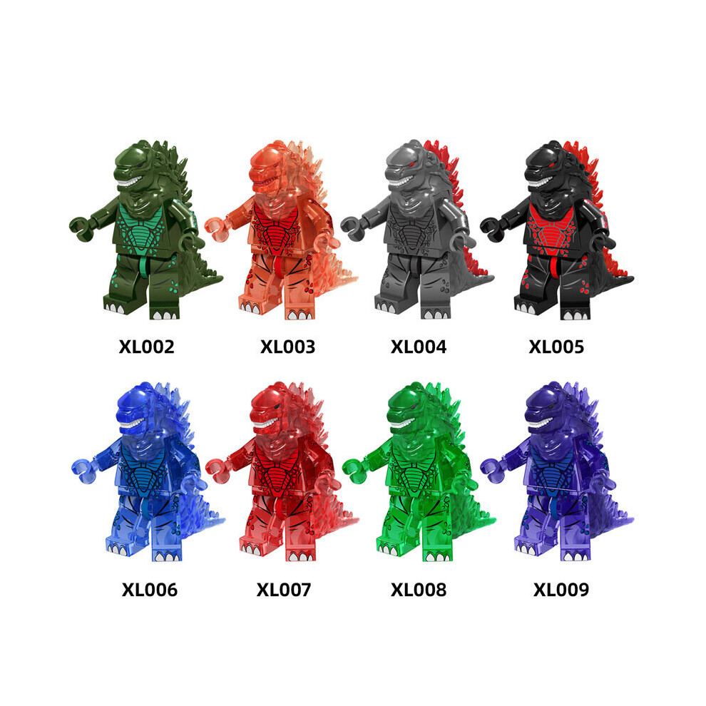 8Pcs Godzilla King Of The Monsters Minifigure Fit Lego Kid Toy