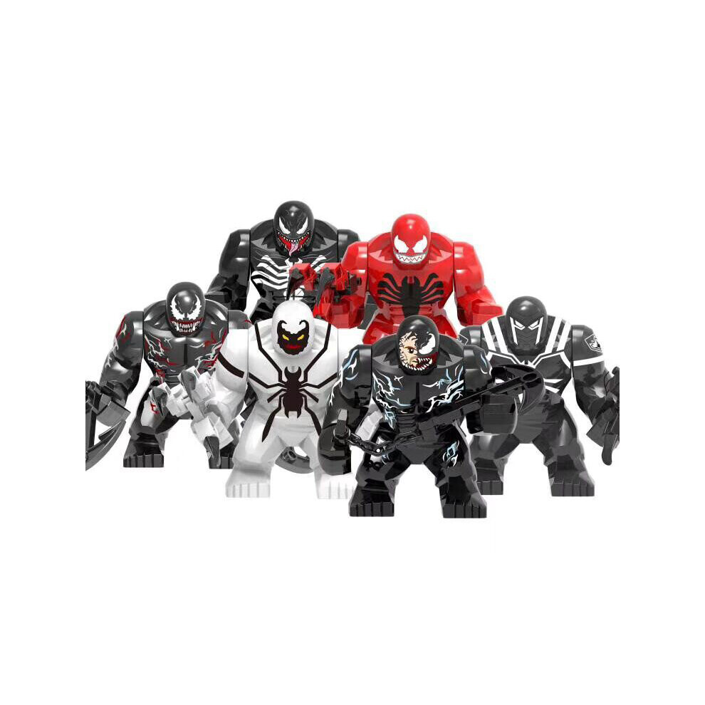 6pcs Avengers Superheroes Minifigure Blocks Venom