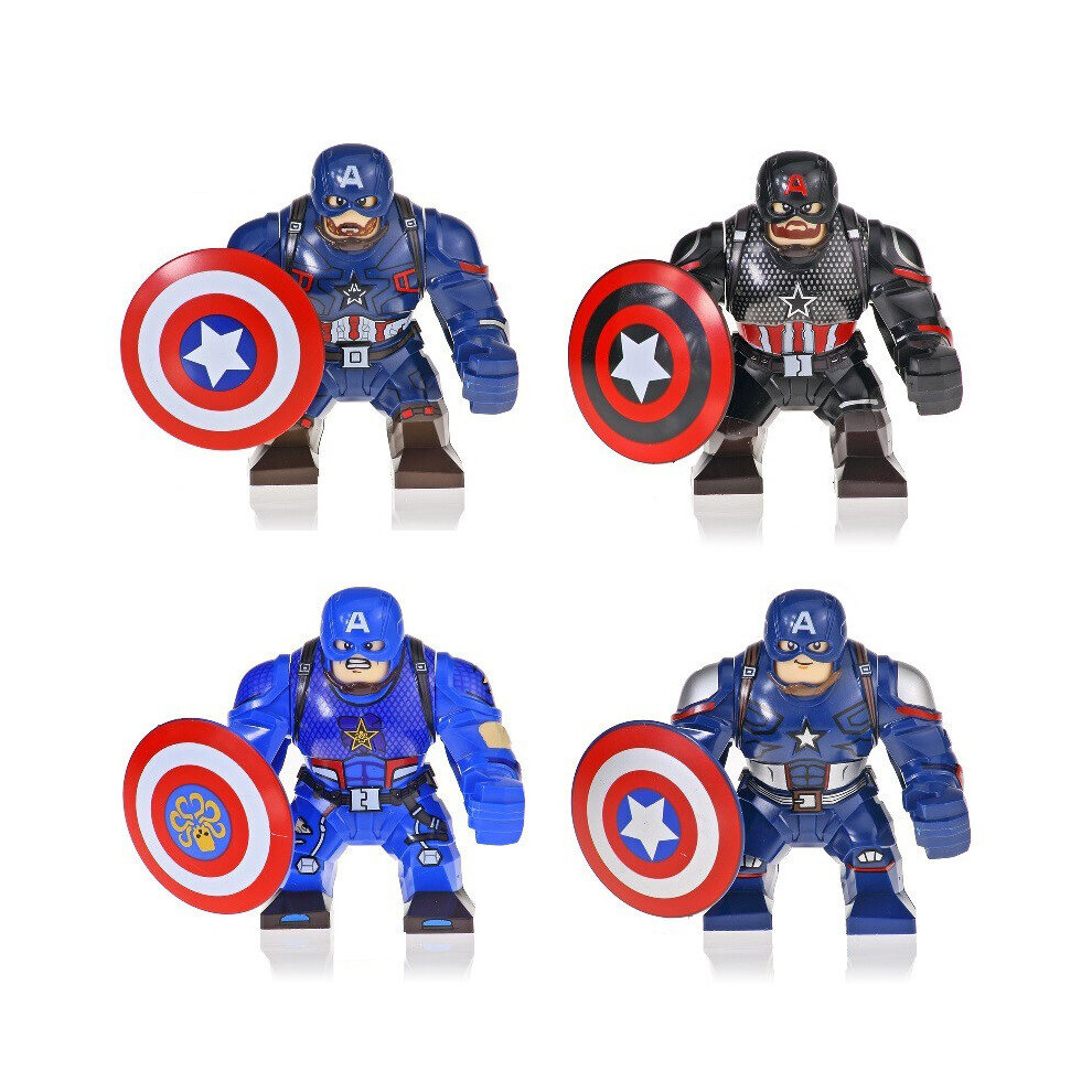 4pcs Captain America Super Heroes Minifigure Block