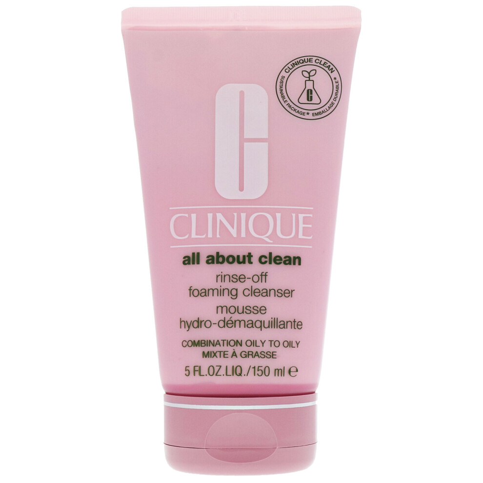Clinique all about clean rinse off foaming cleanser 150ml
