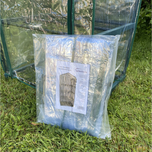 Selections 4 Tier Mini Greenhouse Clear View Replacement Cover (Pack of 2) 2