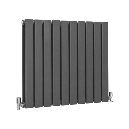(Anthracite, 600 x 700mm) Flat Panel Radiators Horizontal Vertical Heater 1