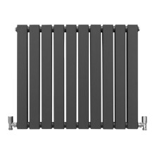 (Anthracite, 600 x 700mm) Flat Panel Radiators Horizontal Vertical Heater