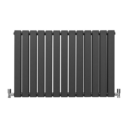 (Anthracite, 600 x 910mm) Flat Panel Radiators Horizontal Vertical Heater