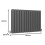 (Anthracite, 600 x 910mm) Flat Panel Radiators Horizontal Vertical Heater 7