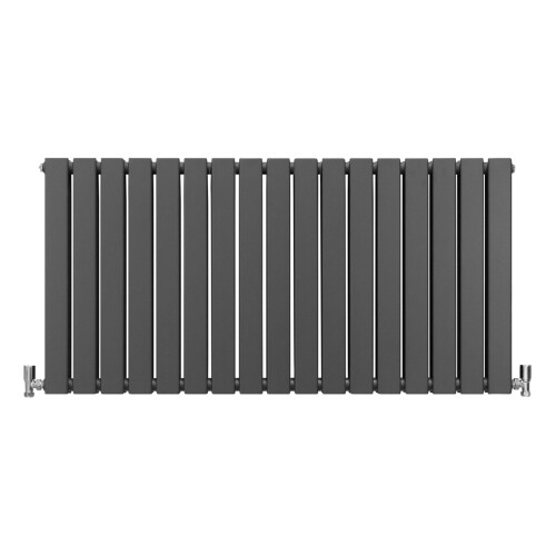 (Anthracite, 600 x 1190mm) Flat Panel Radiators Horizontal Vertical Heater