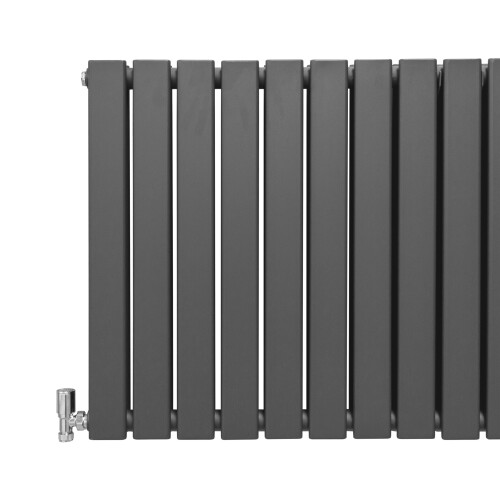 (Anthracite, 600 x 910mm) Flat Panel Radiators Horizontal Vertical Heater 2