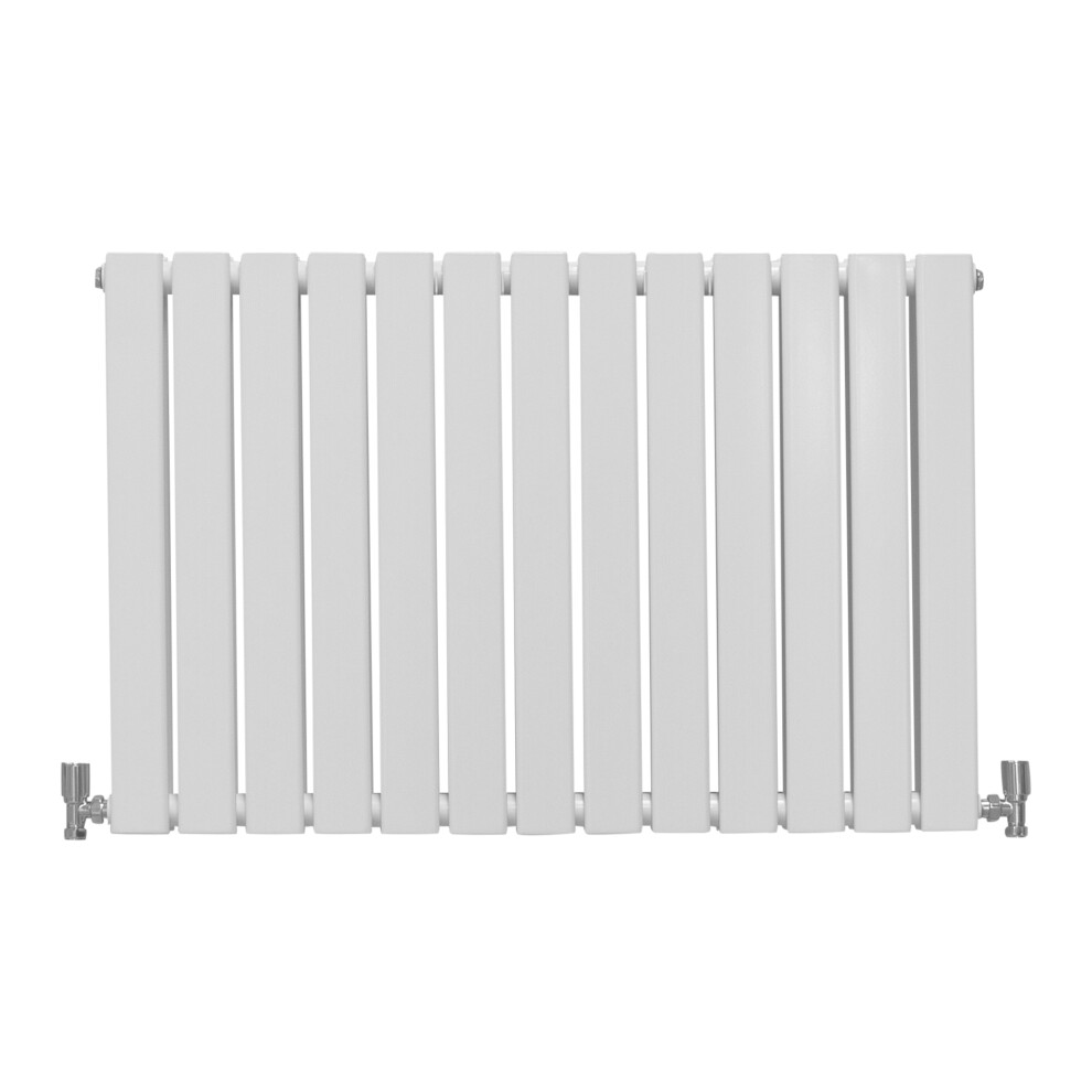 Monstershop White (, 600 X 910Mm) Flat Panel Radiators Horizontal Vertical Heater