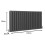 (Anthracite, 600 x 1190mm) Flat Panel Radiators Horizontal Vertical Heater 7