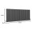 (Anthracite, 600 x 1400mm) Flat Panel Radiators Horizontal Vertical Heater 7