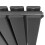 (Anthracite, 600 x 910mm) Flat Panel Radiators Horizontal Vertical Heater 11