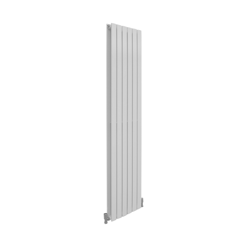(White, 1600 X 420Mm) Flat Panel Radiators Horizontal Vertical Heater 5055986157762