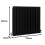 (Black, 600 x 700mm) Flat Panel Radiators Horizontal Vertical Heater 7
