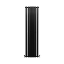 Grzejniki panelowe designerskie, matowo czarne, 1600 mm x 420 mm