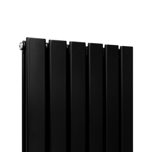 (Black, 1800 x 420mm) Flat Panel Radiators Horizontal Vertical Heater 2
