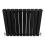 (Black, 600 x 700mm) Flat Panel Radiators Horizontal Vertical Heater 4
