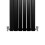 (Black, 1800 x 420mm) Flat Panel Radiators Horizontal Vertical Heater 4