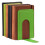 (Green) Pair of Heavy Duty Metal Bookend Book End Stand 5