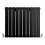 (Black, 600 x 700mm) Flat Panel Radiators Horizontal Vertical Heater 1