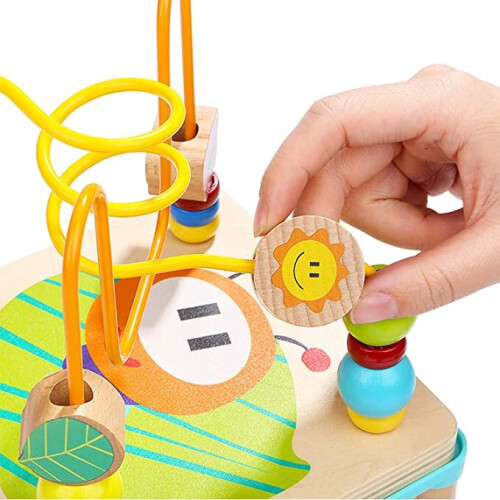 5-in-1 Wooden Activity Cube 2