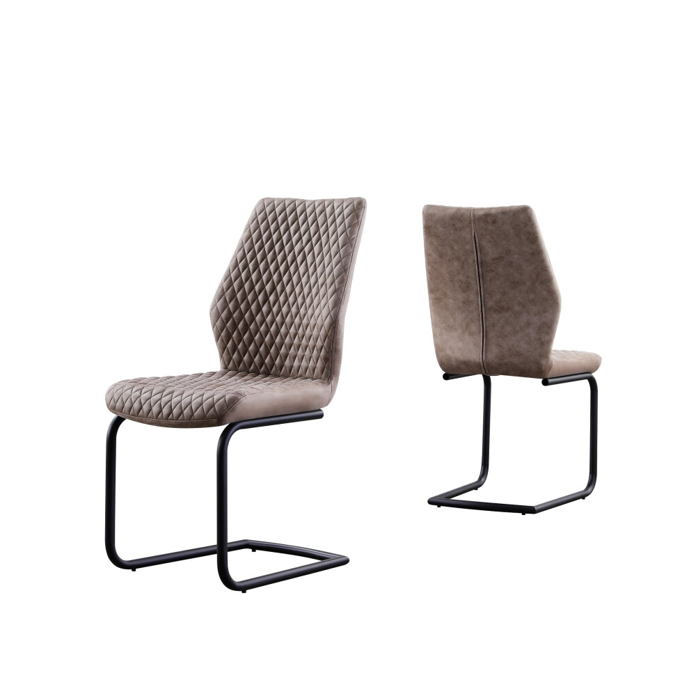(4 Chairs) Turin Dining Chairs, Fabric Chairs, Metal Legs-image-OPC-P9N9TTW-NEW