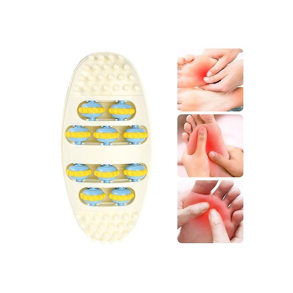 Roller Wheel Feet Massager Acupuncture Point Massage Therapy Roller Foot Care