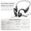 Bluetooth 5.1 Bone Conduction Headphones Wireless Stereo Headset IPX5 3