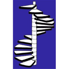 Plastruct PLS90947 STAS - 48 Custom Spiral Staircase