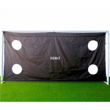 (12 x 6ft) Rebo Steel Football Goal Target Sheet