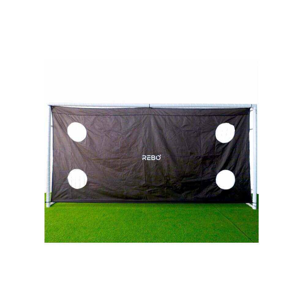 (12 x 6ft) Rebo Steel Football Goal Target Sheet