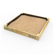(Standard Sandpit Ball Pool) Rebo Wooden Sandpit Ball Pool Square Frame 100cm x 100cm