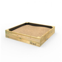 (Standard Sandpit Ball Pool) Rebo Wooden Sandpit Ball Pool Square Frame 120cm x 120cm